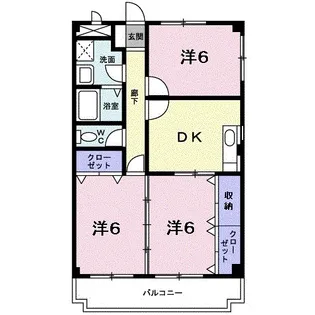 シュロスアリノ【1階】の間取り