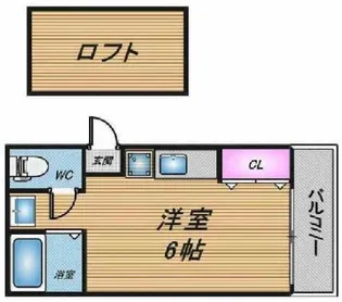 リバーライス11【1階】の間取り