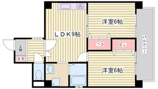リーグレック元町【7階】の間取り