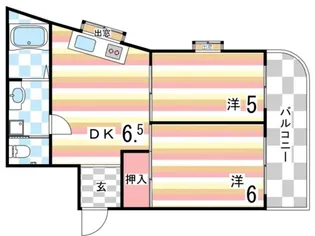 サンビルダー三宮【10階】の間取り