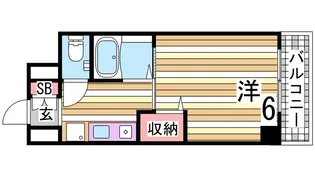 ソレイユ・ド元町【5階】の間取り