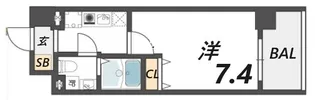 ベルトピア門口【10階】の間取り