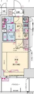 プレサンス神戸セレスティア【2階】の間取り