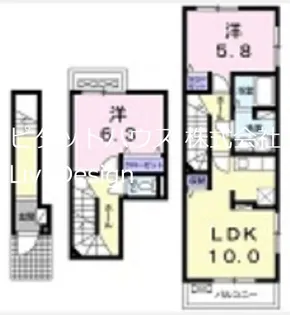 グレイス・ヴィラⅠ番館【2階】の間取り