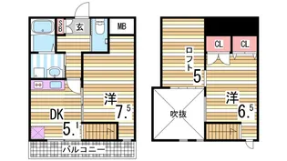 アメニティI【2階】の間取り