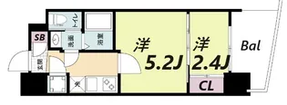 セレニテ神戸プリエ【10階】の間取り