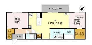 VALLE ALTA【2階】の間取り