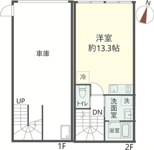 GARAIL 神戸東灘【1階】の間取り