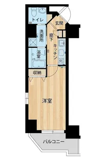 ラナップスクエア湊川公園【8階】の間取り
