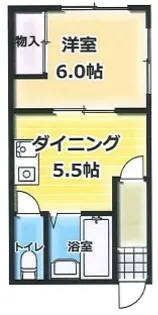 風早ビル【2階】の間取り