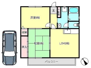 堀切スカイハイツ【1階】の間取り