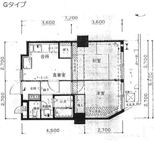 ライオンズマンション神戸元町第2【11階】の間取り