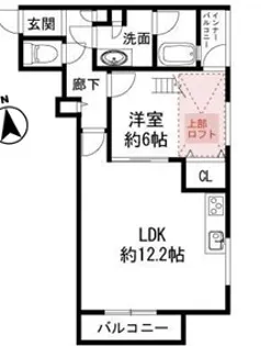 VILLA神戸北町【2階】の間取り
