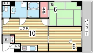 DITA笠松通【3階】の間取り