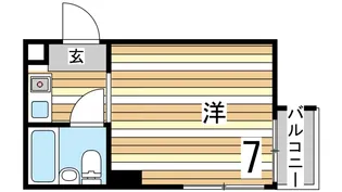 メモリーハイム【1階】の間取り