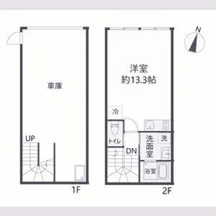 GARAIL 神戸東灘【1階】の間取り