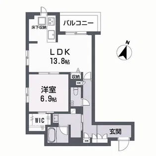 ベル エ ロンプラージュ【1階】の間取り