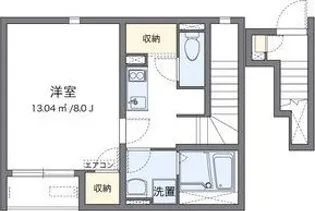 クレイノヤマボウシ【1階】の間取り
