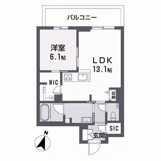ベル エ ロンプラージュ【4階】の間取り