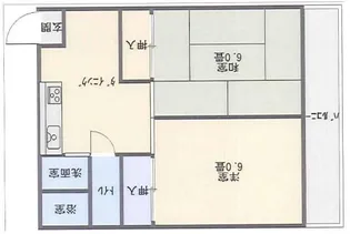辻川マンション【2階】の間取り