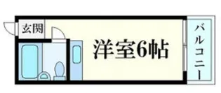 サンハイツ本山【5階】の間取り