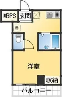 UTレジデンス六甲【2階】の間取り