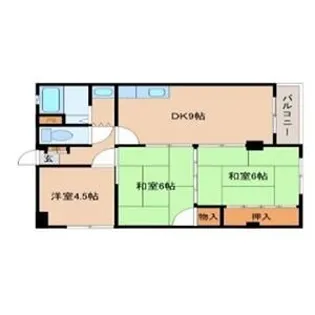 シャルマンコーポ鈴蘭台【5階】の間取り