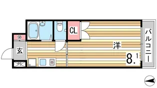 サイトピア本山【2階】の間取り