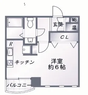 ハイグレード甲南【2階】の間取り