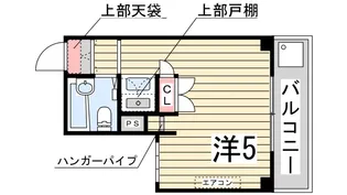ネオダイキョー三宮【3階】の間取り