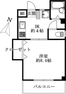 フィールド大石【3階】の間取り