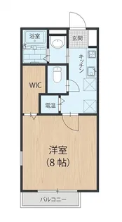 アヴェニール・道場【1階】の間取り