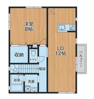 ボヌール【2階】の間取り