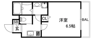 ラ・ポルテ三田町【2階】の間取り