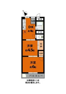 山の街サンクレバ【2階】の間取り