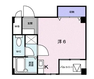 パル六甲【1階】の間取り