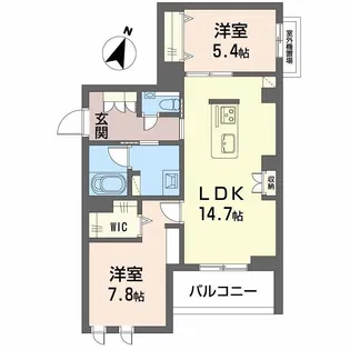 シークリサンス住吉【3階】の間取り