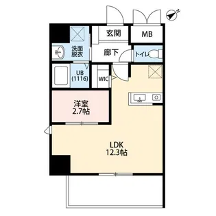 ONLY ONE 神戸三田【5階】の間取り