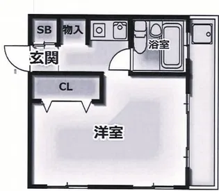 ラフレシア岡本【4階】の間取り