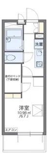 レオパレス兵庫駅前通【1階】の間取り