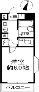 香川ハイツ御影イースト【6階】の間取り