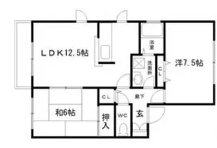アドホックディアス【2階】の間取り