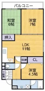 アルコ・ラ・カーサ姫路土山【2階】の間取り