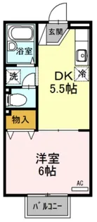 ロイヤルハイツII【1階】の間取り