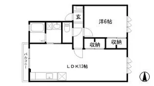蒲田ソルステージ【2階】の間取り