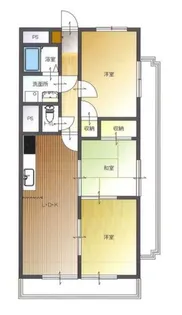 3LDKの間取り画像