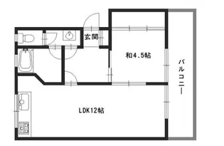 北山マンション【3階】の間取り