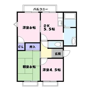フレグランス金保 A棟【2階】の間取り