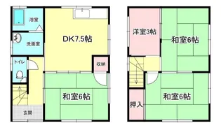 兵庫県姫路市白浜町宇佐崎中2丁目【一戸建】の間取り
