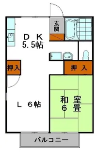 メゾンT2 B棟【2階】の間取り